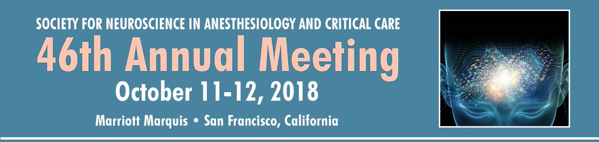 AlanaFlex's tweet photo. The @SNACCneuro abstract travel awards are given to the highest scoring abstracts submitted by a student, resident, PhD candidate, or fellow. SNACC congratulates our #SNACC2018 winners:

Dr. Brian Griffiths
Mr. Orlik Andriu
Dr. Robert Ruemmler
Dr. Hideki Matsuura
Dr. Anand Rao https://t.co/g4ZDDyb5jv