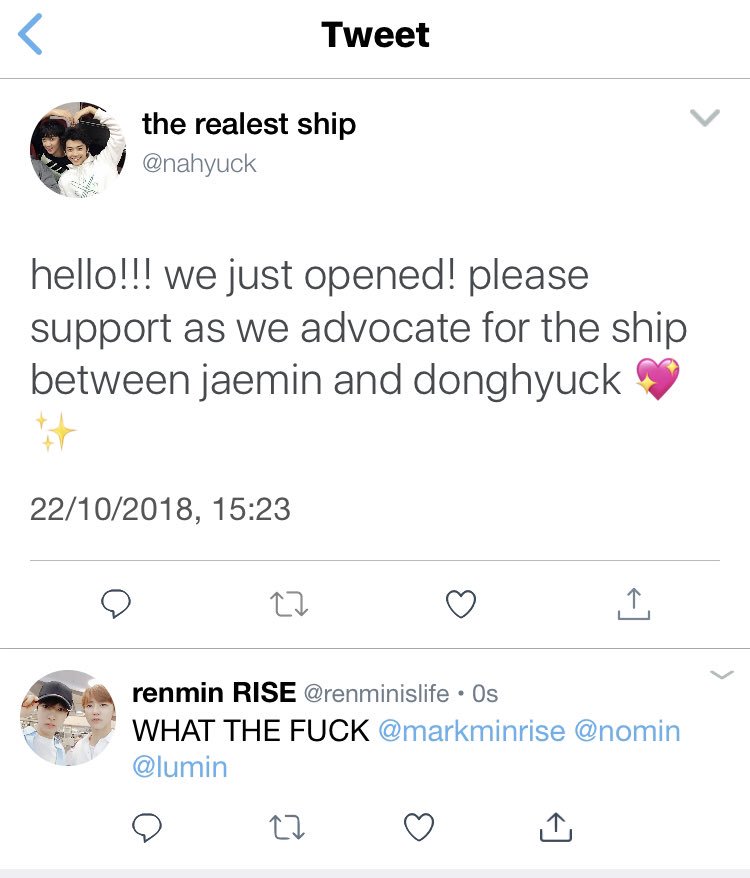 mini nahyuck au where the whole school thinks jaemin is dating everyone. that is, except for donghyuck, the one person jaemin actually wants to date.