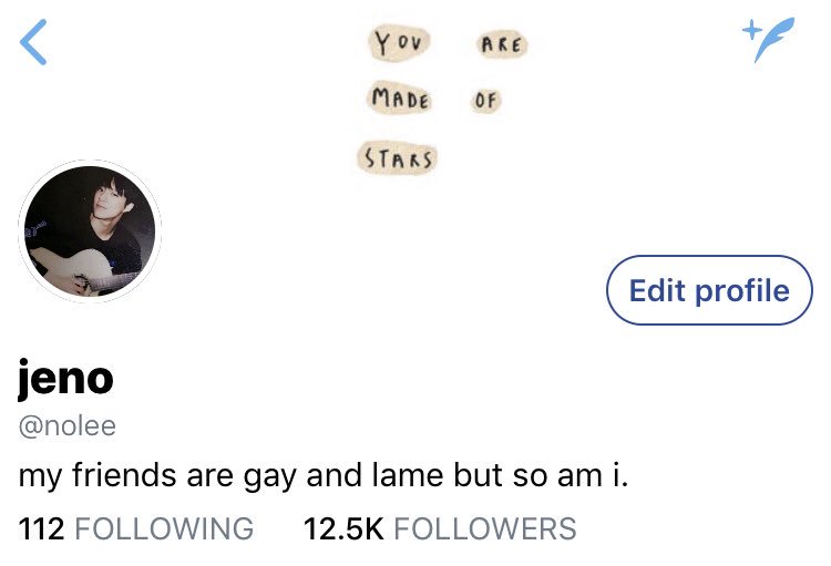 the others: jeno - another childhood friend of jaemins. most popular jaemin ship. lucas - most popular senior boy at the school next door. became friends with jaemin this year. renjun - transferred last year. bffs with hyuck. mark - senior. childhood friend 3.