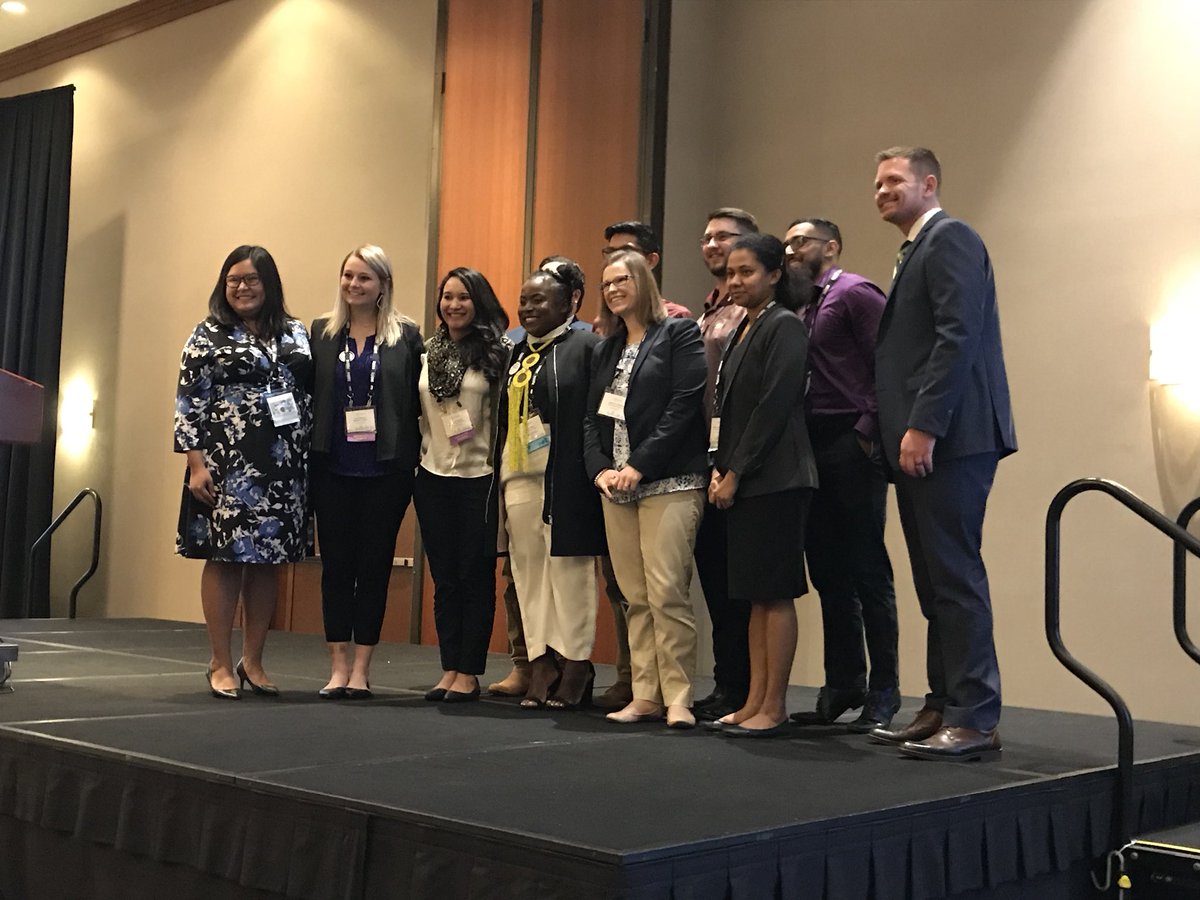 txstleadership's tweet photo. Congratulations to our @TXSTFSL graduate students, Adam and Carlie, for their scholarship awards at @TACUSPA! #Inspirechange18 https://t.co/boTrbtsQnd