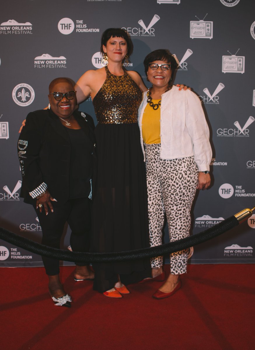 NOFS's tweet photo. Last night @mayorcantrell joined hundreds of festival-goers @orpheumnola to watch the World Premiere of #BUCKJUMPING. Thanks to all who came out! https://t.co/fxsriAQu2R