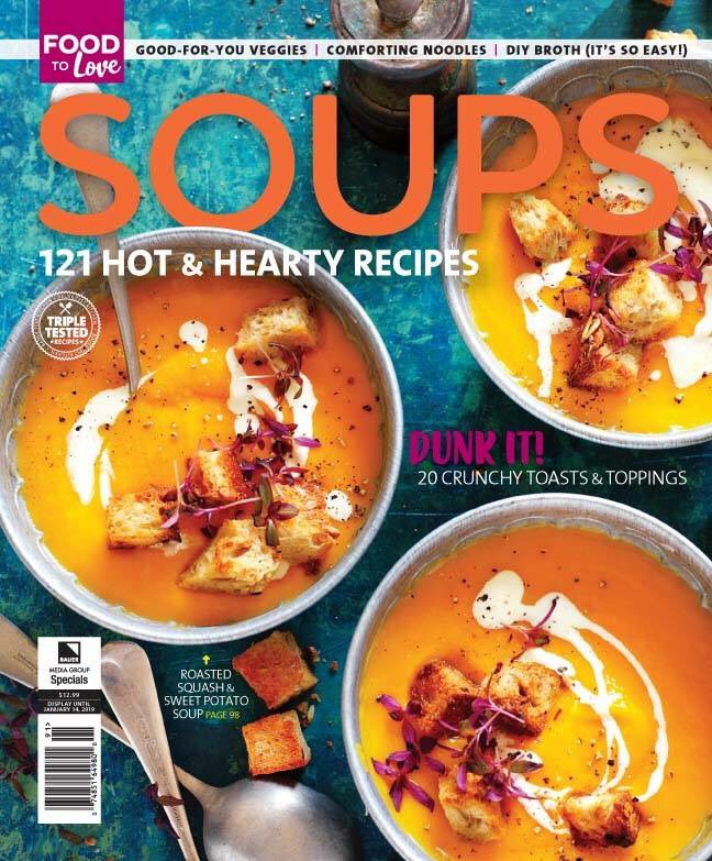 ComagMarketing's tweet photo. Soup simmers, soothes and satisfies. As the weather cools, warm up with this collection of hearty soups. Choose from over 120 recipes including beef, poultry, pork, seafood and veggies as well as homemade broths, croutons, biscuits and toasts.
#FoodtoLove #Soup #Recipes #CMG https://t.co/xsIWAP1GIR