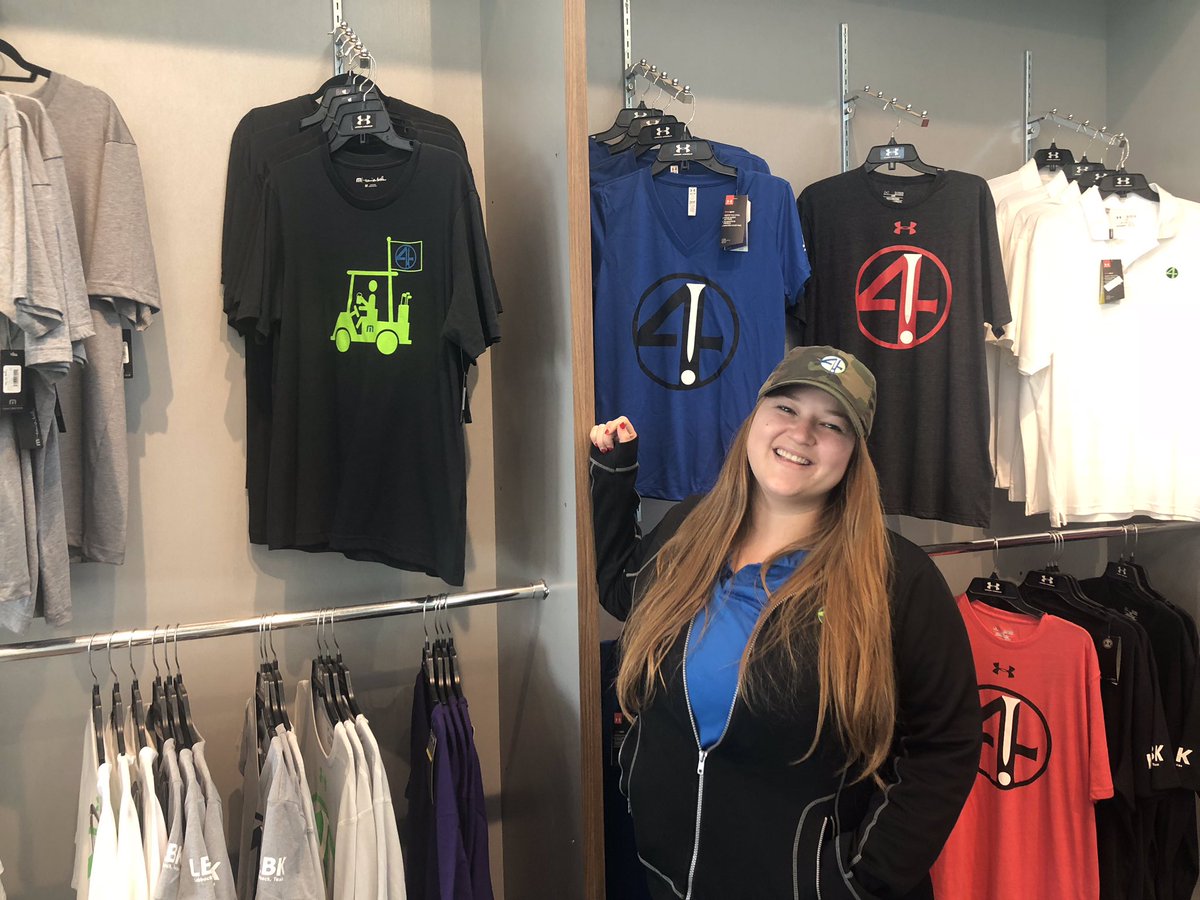 golfsuitesusa's tweet photo. A little shopping never hurt nobody 😎 Get your 4ORE swag today! #4OREisFUN https://t.co/25U3VfZ8kx