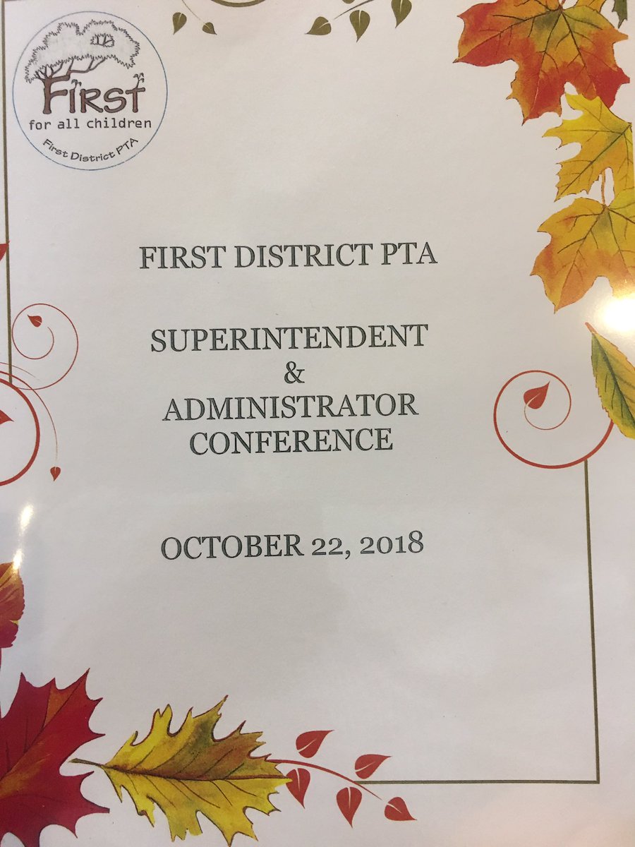 benacker's tweet photo. Honored to participate with #FirstDistrictPTA at the Superintendent & Administrator Conference, learning more about #SocialEmotional learning, #MTSS, #PBIS, #RestorativePractices, and our shared commitment As educators to developing the whole child. https://t.co/qV2Nbxs2Pf