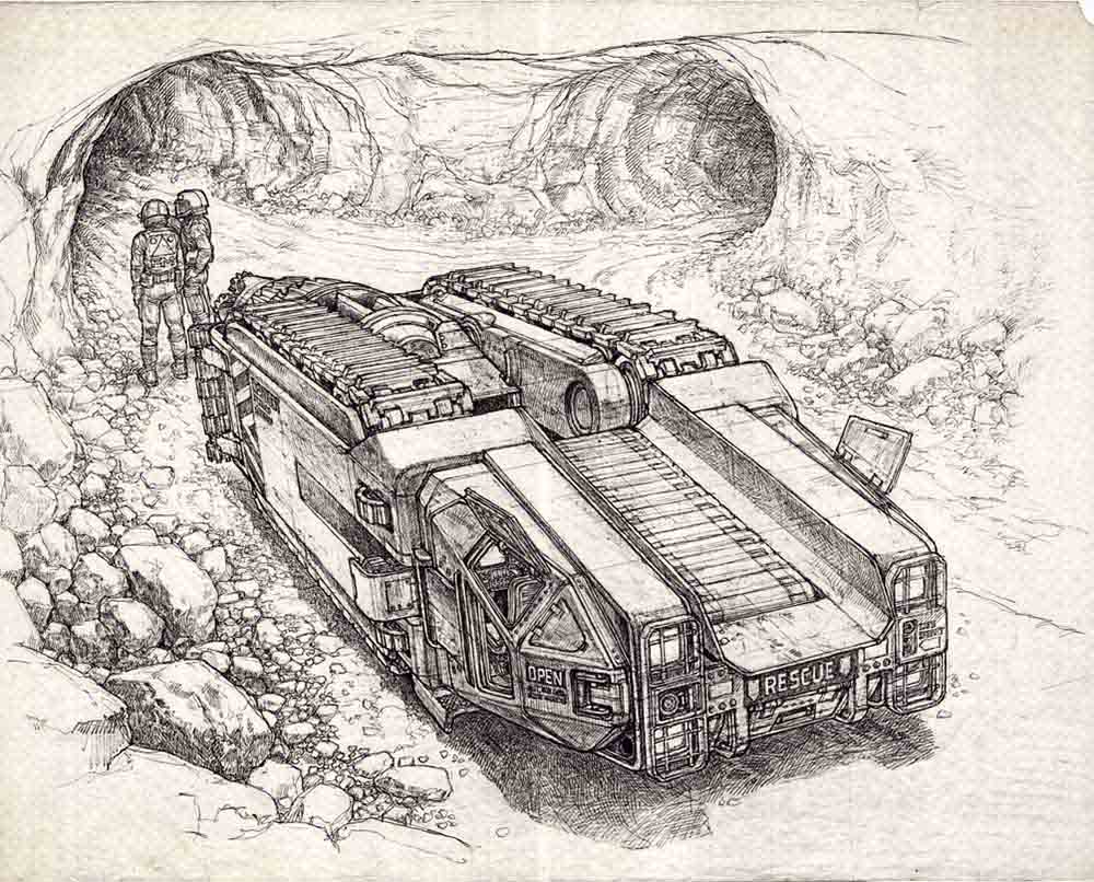more Ron Cobb designs on Jim Cameron's Aliens.