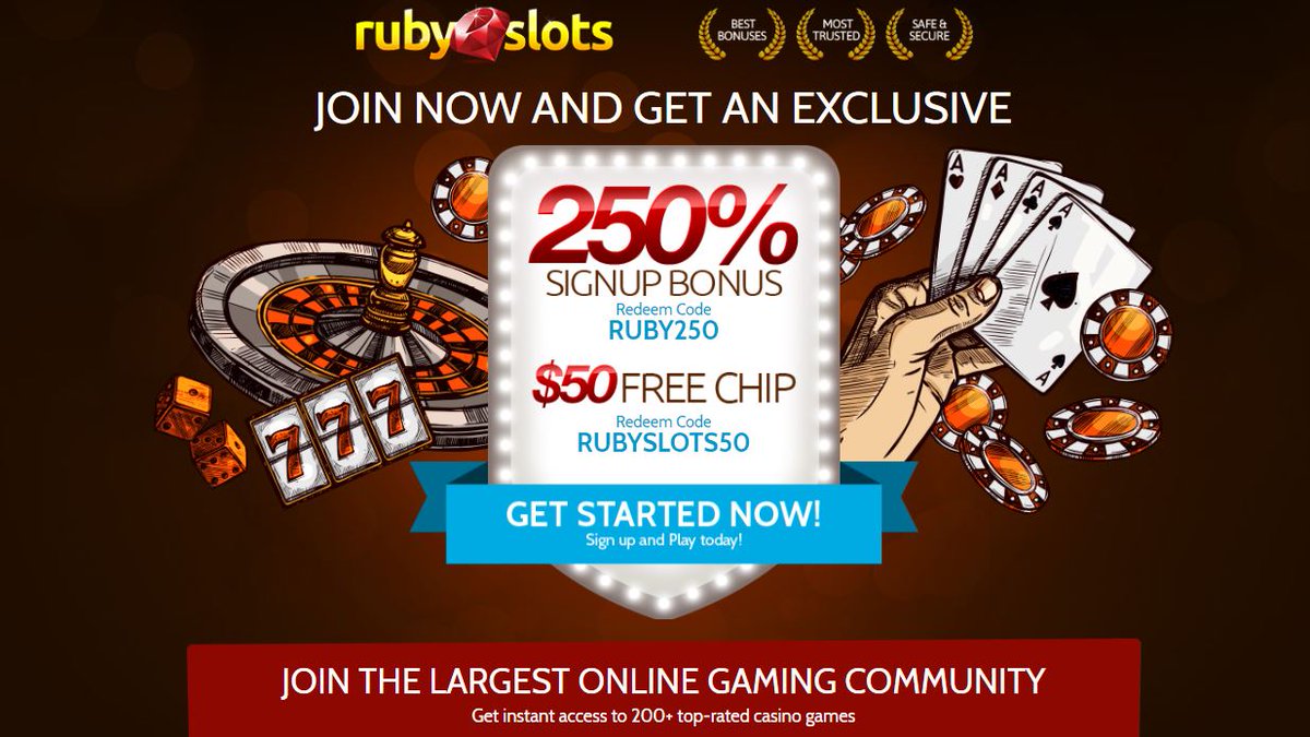 nabblecasino's tweet photo. Latest Ruby Slots casino bonus codes - best welcome, no deposit and no rules bonus offers. Free spins! https://t.co/ITvMlfK5Us #rubyslots #slotscasino #slots #Bonus https://t.co/cum6x4LPD8