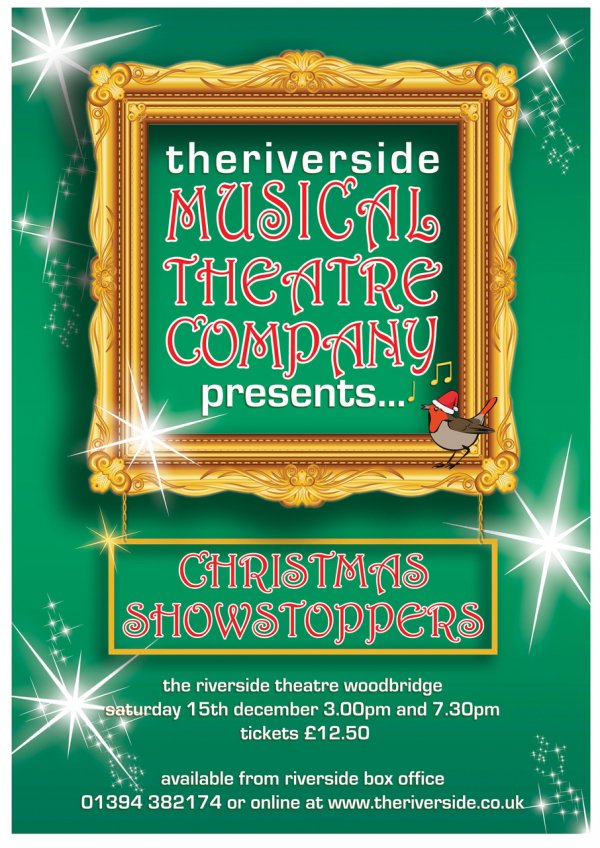 Come &amp; get in the #Christmas mood with us #liveonstage Riverside Musical Theatre Company Christmas Showstoppers Saturday 15th December 3pm &amp; 7.30pm featuring songs from the world of musical theatre &amp; classic Christmas films theriverside.co.uk/programme_deta… @_Riverside100