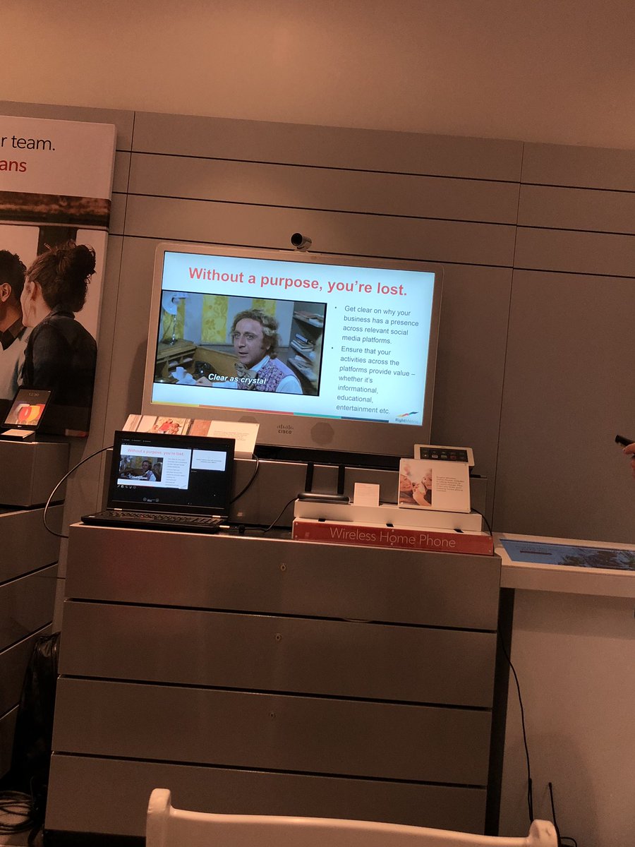 ntash8's tweet photo. “Without a purpose, you’re lost” Great presentation from @CharlieGrinnell at our small business event last week! @crlylck @sara_davies75 https://t.co/dPmvkO1JV8