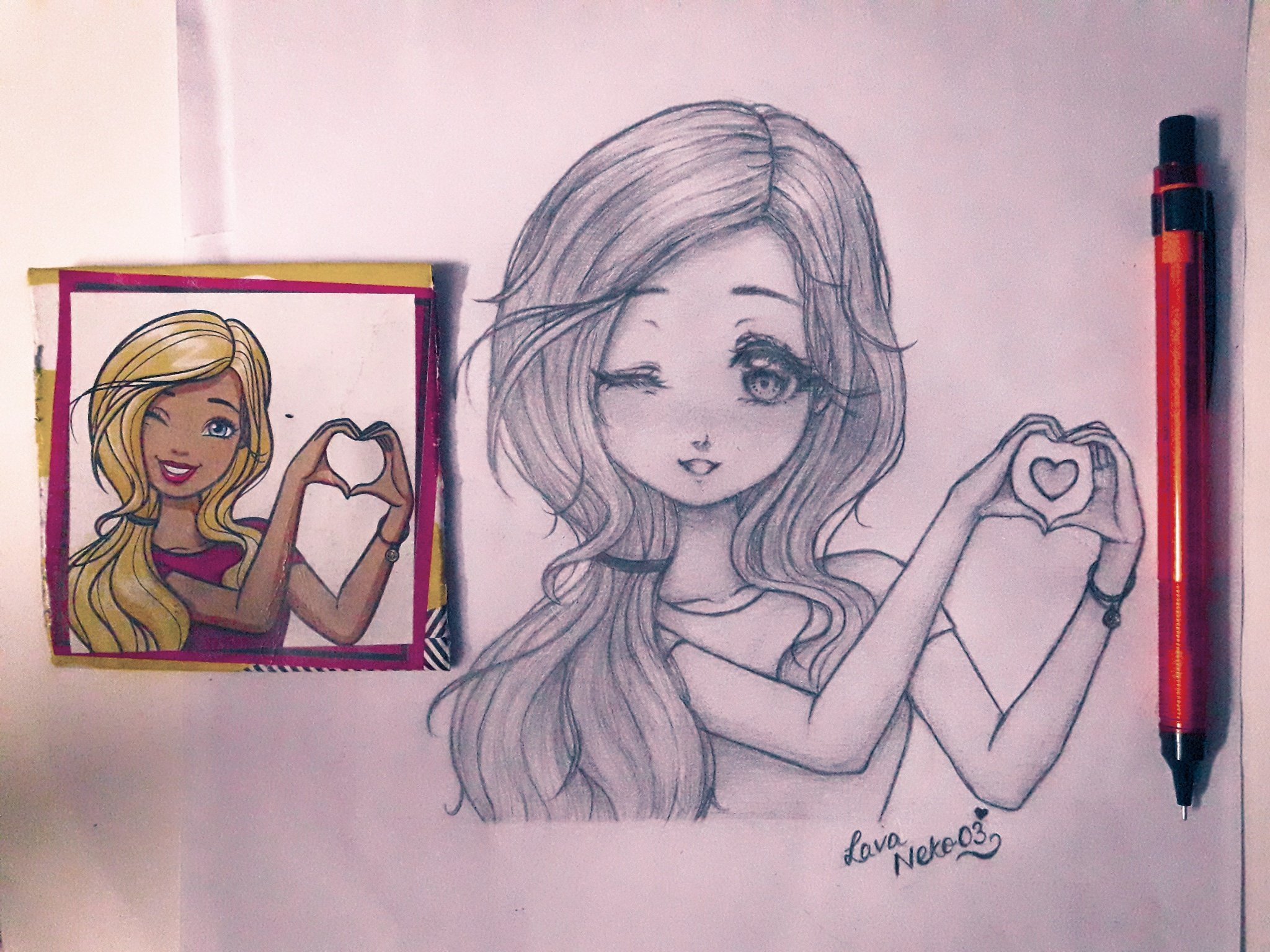 Barbie girl best sale sketch