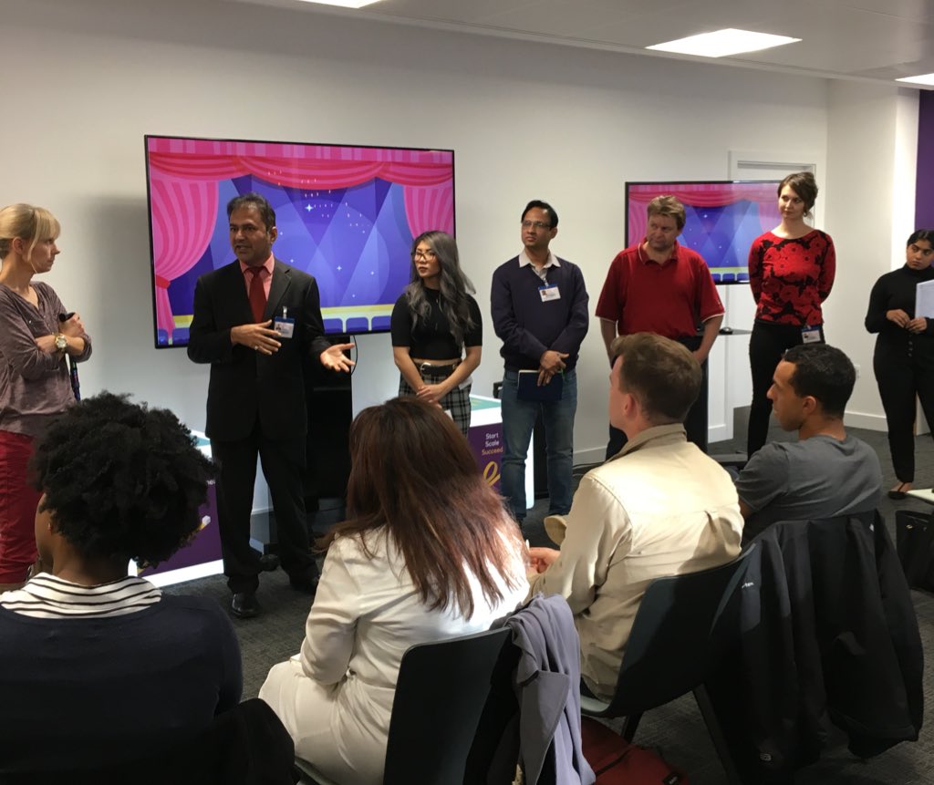 Are you Pitch ready! Our awesome Pre-Accelerator Entrepreneurs on their Customer Discovery workshops  at our NatWest Birmingham Accelerator Hub getting Pitch Perfect! <a href="/JoshW_Business/">Josh Winfield</a>  <a href="/LeeCurrier/">Lee Currier</a>  <a href="/joethomas2507/">Joe Thomas</a> 
<a href="/NatWestBusiness/">NatWest Business</a> #PowerUp