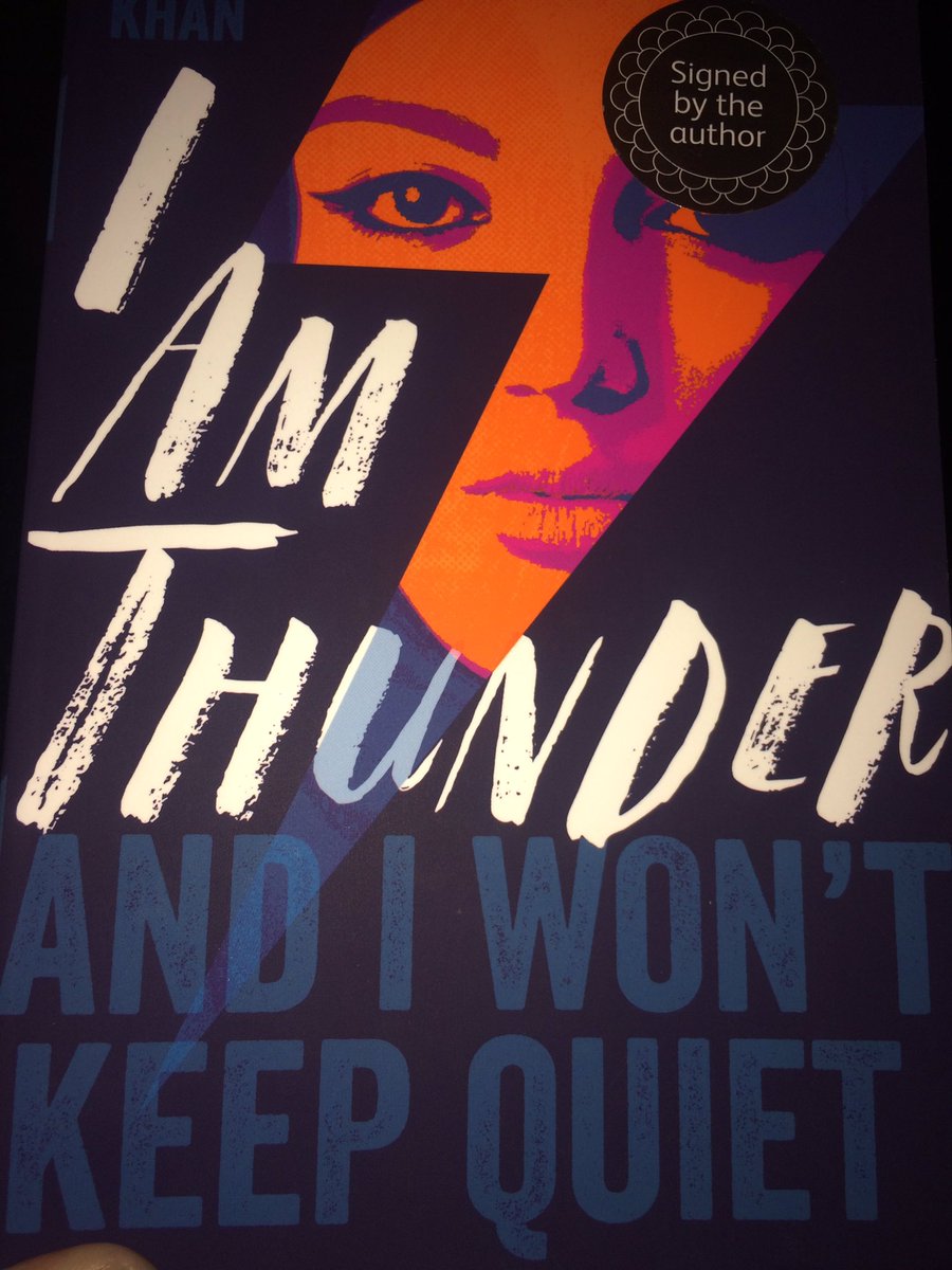 Today I was so fortunate to spend the day with @mkhanauthor and the lovely Lucy. I Am Thunder is without question my favourite book of 2018.  Thank you for being the voice of thunder for others. #pennedup