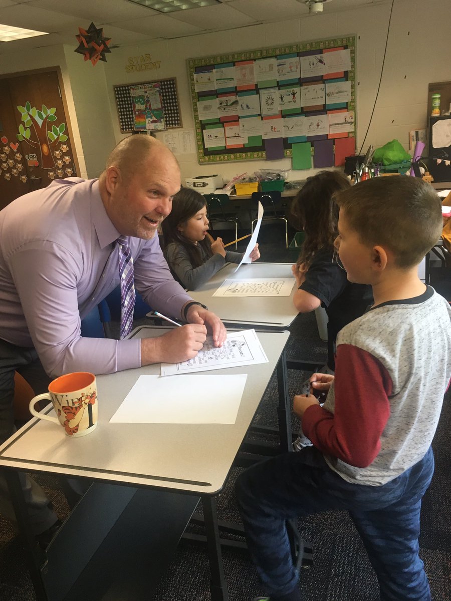 BenRoseTeacher's tweet photo. @Hunt_EdLeader doing Halloween Mad Libs with Brody! #cfevs #reallzeu https://t.co/VdOsYH2uxm