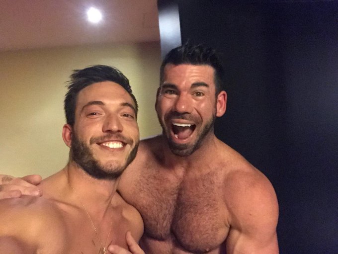 1 pic. FUCK that was hot! Met the only @BillySantoroXXX today for some ... ? #Gayporn #onlyfans #comingsoon