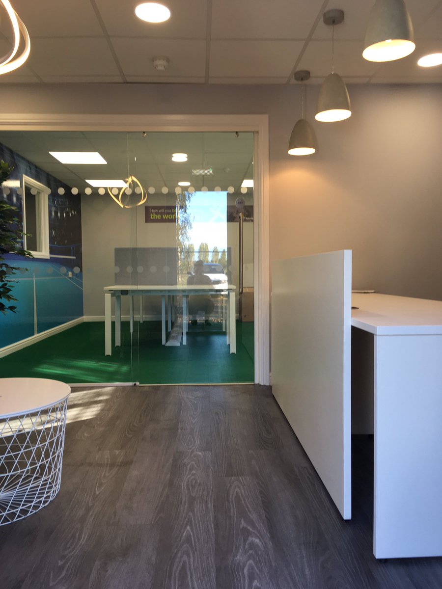 WaldorfFarrow's tweet photo. Great furniture install today with @MillarWest. Bespoke size desks to make the most of the office space. Client moved in this afternoon! #interiordesign #officedesign #furniture #installation #newdesks #Norfolk #design #fitout #finishedproject https://t.co/srJNSJv0hc