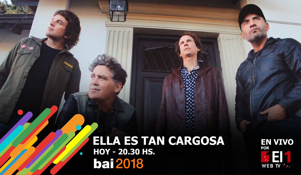 unlammedia's tweet photo. [HOY, 20.30 hs.]

¡No te pierdas la presentación de @ECargosaoficial! 🎶🎶🎤🎸🥁🎧🔊

En vivo, por @El1WebTV .📲💻🎥📺

@SocioCulturales 🎨🎭
@UnlamOficial 

#LaBienalUNLaM #BAI2018 #UNLaM #Universidad https://t.co/dp486f6me9