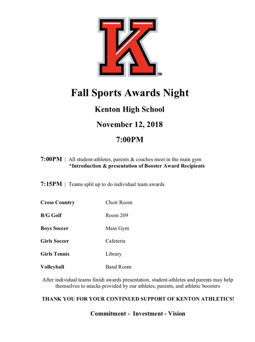 KentonWildcats's tweet photo. 2018 Fall Awards Banquet 🏆🏅 https://t.co/KAC33V1Wz2