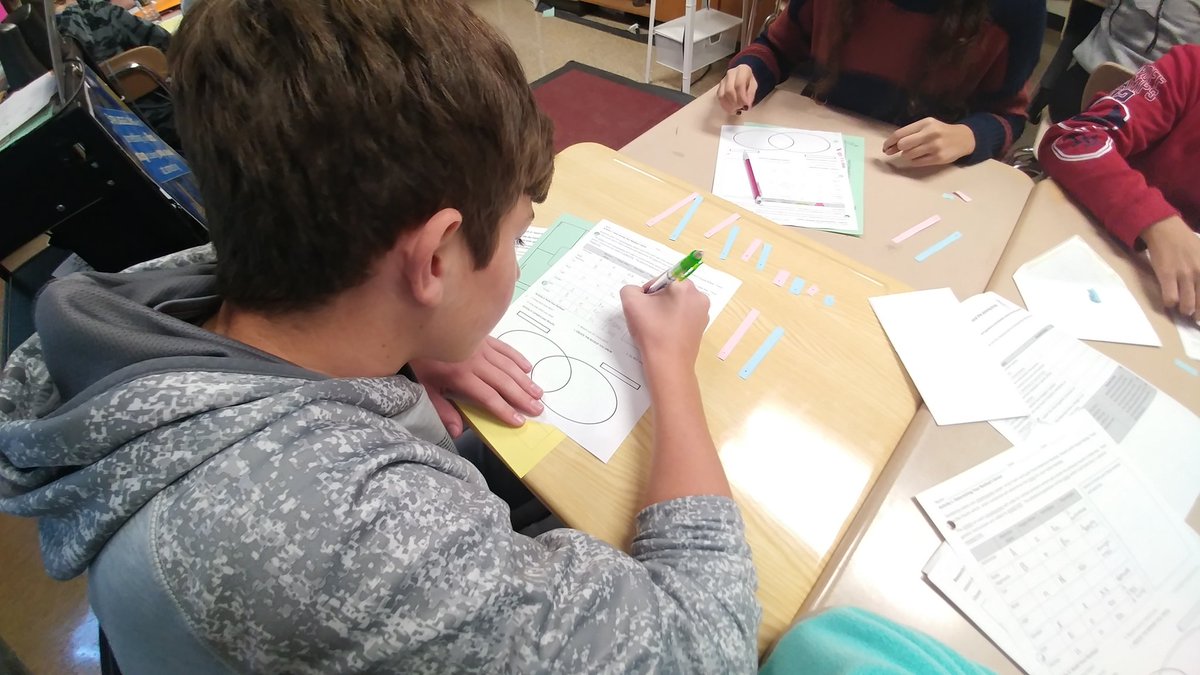 AliceBucknerSci's tweet photo. What is a trait and where do we get then from? Reebops have the answer! @ArbutusMS we do learning hands on! Thanks to Mr.Pettitt @BCPSSci for the great idea! #Room108AdventureTime https://t.co/xdzgwgqh3M