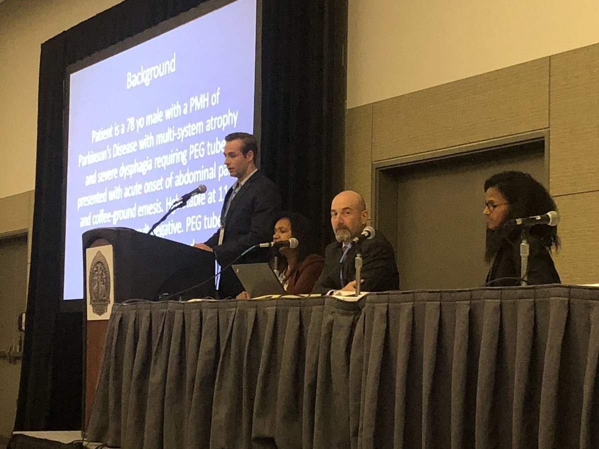 #ACSCC18 <a href="/AmCollSurgeons/">American College of Surgeons</a> @DrLeenaK Video on gallstone lieus in Challenging and Unusal Problems in Surgery
