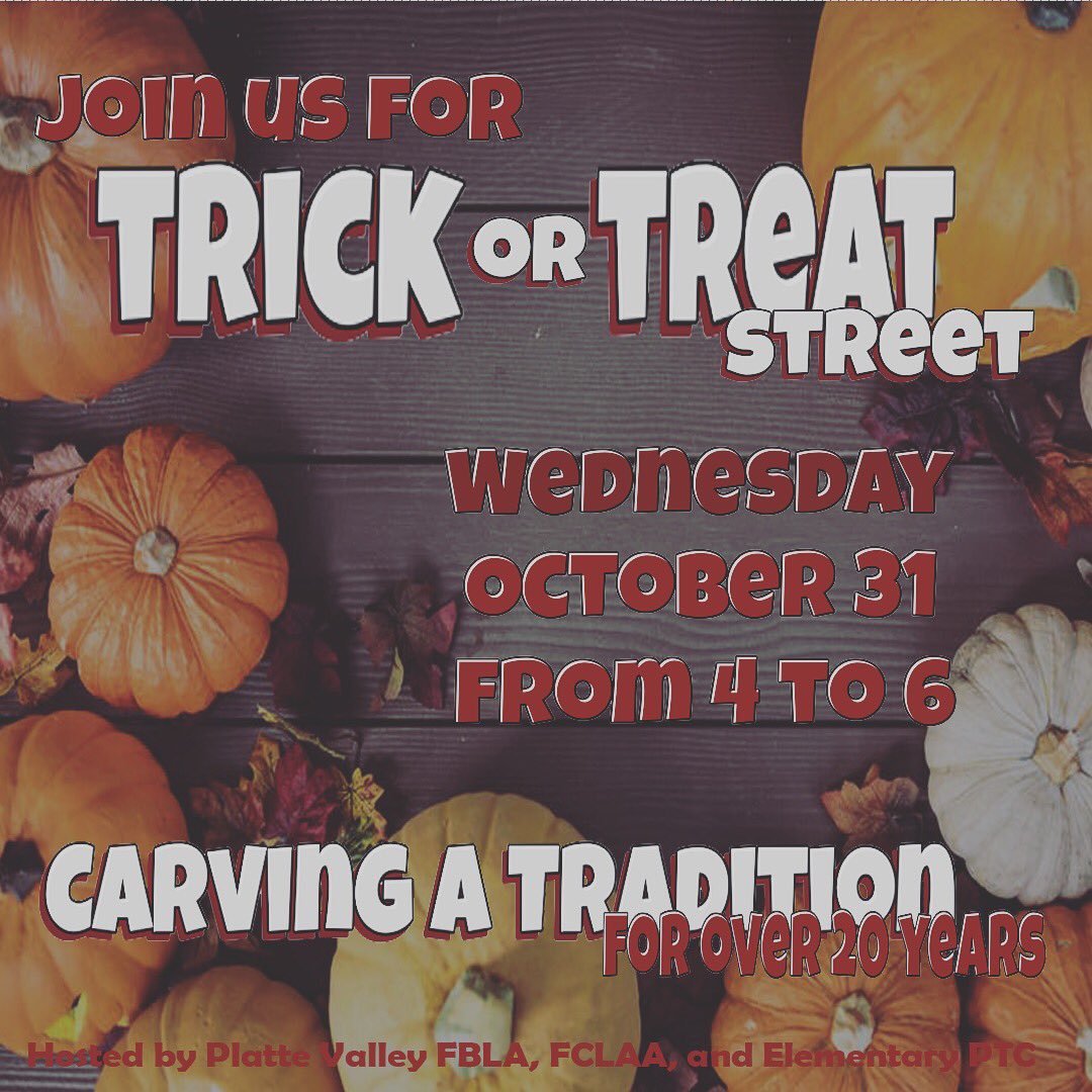 PVBroncoFBLA's tweet photo. 9 days left until our annual trick-or-treat street!!!!!! https://t.co/eWDnhnv3xe