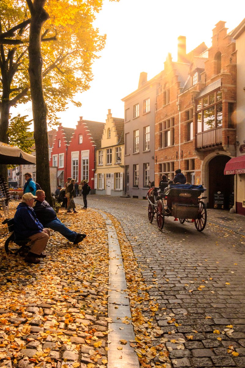 I haven’t had a chance to get out and photograph the fall foliage here in New England, so here’s a throwback to fall in Bruges, Belgium!🇧🇪