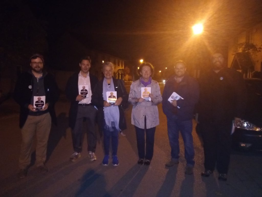 Fingal4MDH's tweet photo. Another great outing for @MichaelDHiggins in Lusk, Fingal!! Support is high coming into election week!! #Keepthepoet #MichaelDForPresident #Aras18 https://t.co/mpPX3rH7nL