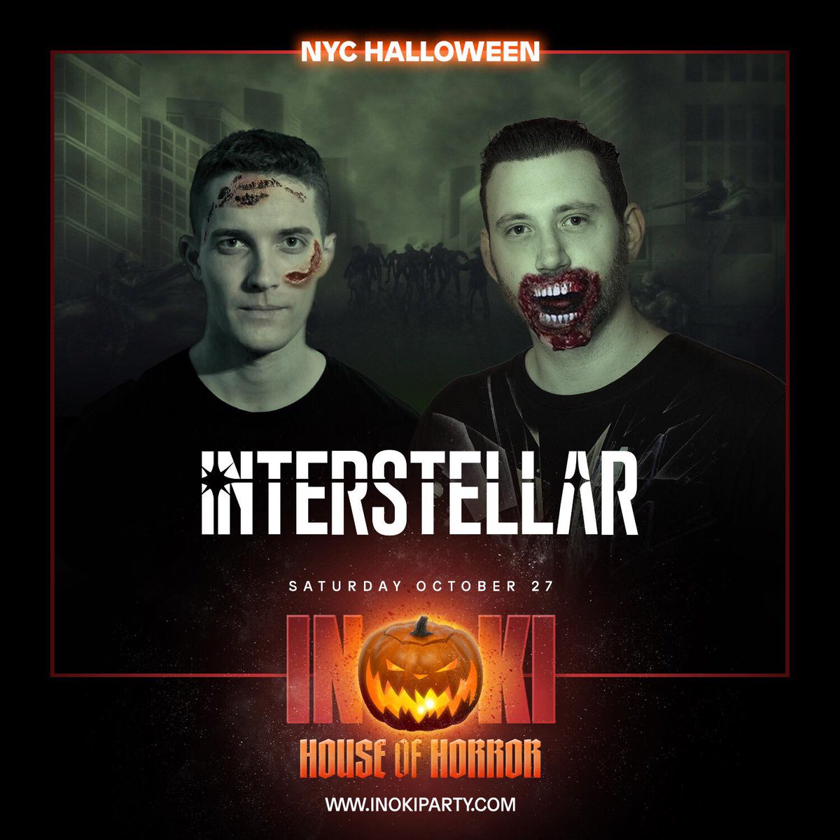 Trance artists <a href="/TheNobleSix6/">TheNobleSix</a> &amp; <a href="/Neptune_Project/">Neptune Project</a> collide to form the talented duo @Interstellar_AD, making their US debut this Saturday in #NYC! Get your tickets now: Seetickets.us/inokihalloween #TranceFamily #trancefam