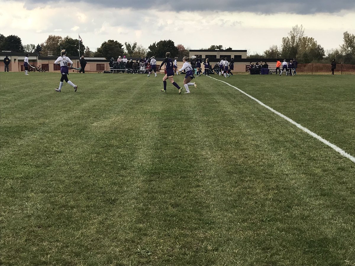 Roy-Hart Field Hockey hosts Holland in Class C pre-quarterfinal Game. Sr. Lexie Lovewell scores for the Lady Rams #Rampage