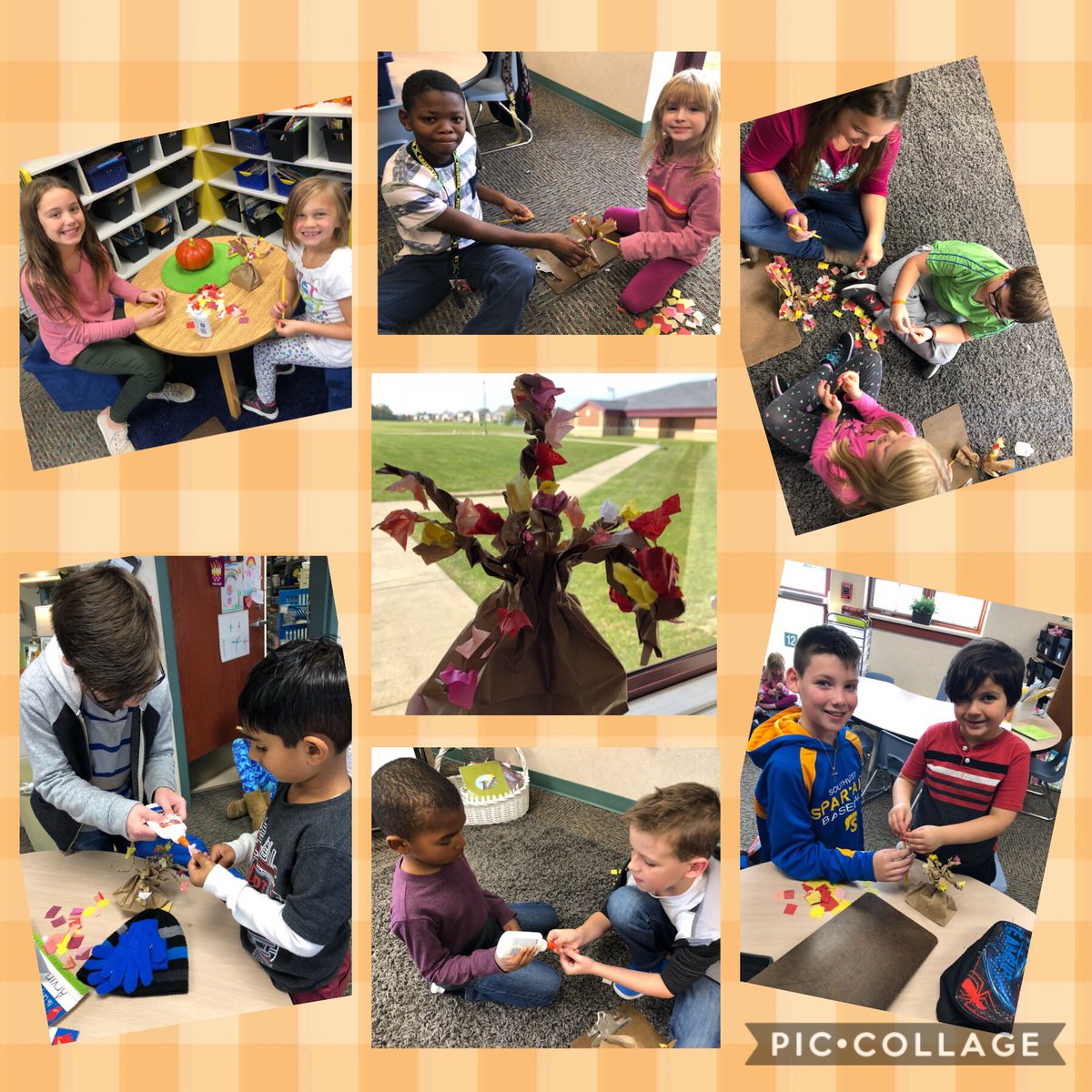 Fall fun with buddies (Mrs. Lance’s Kindergarten). 🍁 <a href="/CES_Mariano/">Olivia Mariano</a> <a href="/CEScoyotes/">Covington Elementary</a>