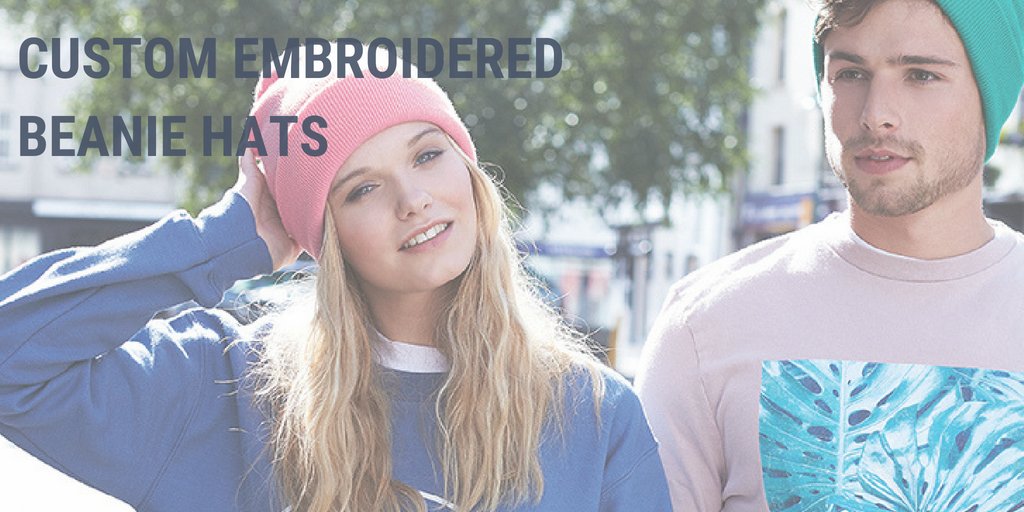 eventureworks's tweet photo. ❗Product of the Month: Promotional Beanie Hats❗
Embroider your own branded beanie hat for as little as £5.30*
There are hundreds of colours &amp; numerous styles to choose from.
#eventureworks #customhats #embroideredhats https://t.co/nDwJqSPxe4