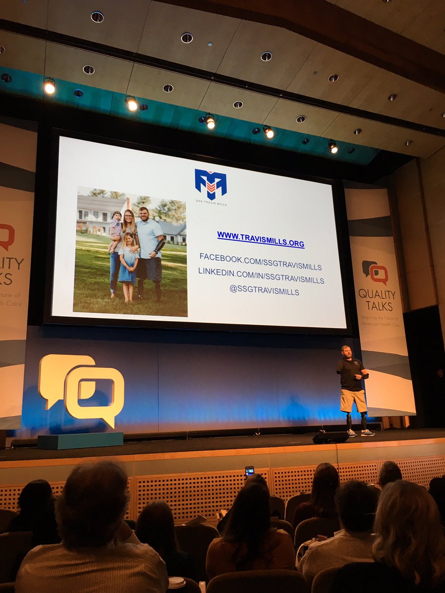#QT2018 <a href="/ssgtravismills/">SSG Travis Mills</a> a true hero and exceptional speaker