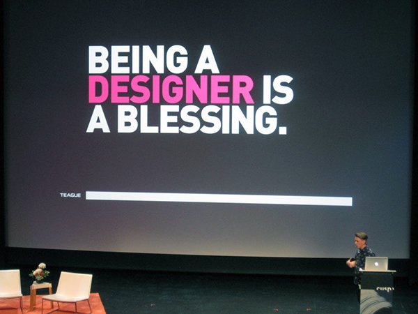 designfeast's tweet photo. 📷: “Being a #designer is a blessing.” Roger Jackson, formerly of @TEAGUE1926, presenting during @CuspConference 2014. @MultipleInc’s 11th #CuspConference, October 24–25, 2018! 🖖🏾 #Design #Business #Tech cc: @AIGADesign, @IDSA https://t.co/fA1NAPVpVX