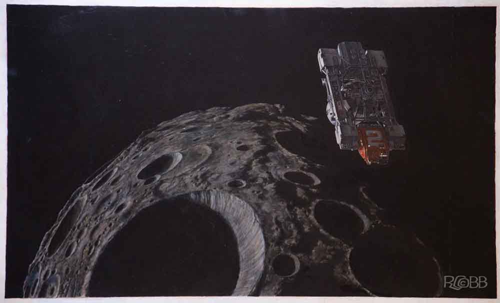 and to end this ( very long ) thread on Ron Cobb  #art  #design, some of his personal spacescape paintings.