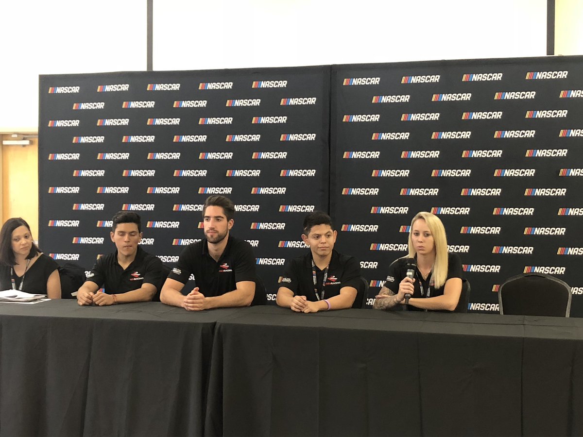 RevRacin's tweet image. That’s a wrap on Day 1 of the 2018 @NASCARDiversity Combine powered by @HondaGenerators