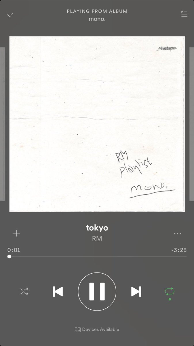 jmspringday's tweet photo. YALL IM JUST LISTENING TO IT FOR THE FIRST TIME RIGHT NOW OOPS #monoisout https://t.co/NfwdogANCC