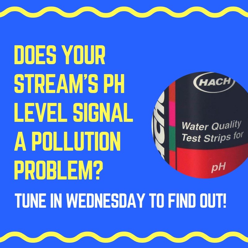 IWLA_org's tweet photo. Your stream's pH level -- on either end of the scale -- could signal a pollution problem. Find out what it means this Wednesday (12pm ET) in our Clean Water Minute on Facebook LIVE: https://t.co/QGzlGZFkk6 #CleanWaterChallenge #SaveOurStreams https://t.co/jDeCIEhYT8
