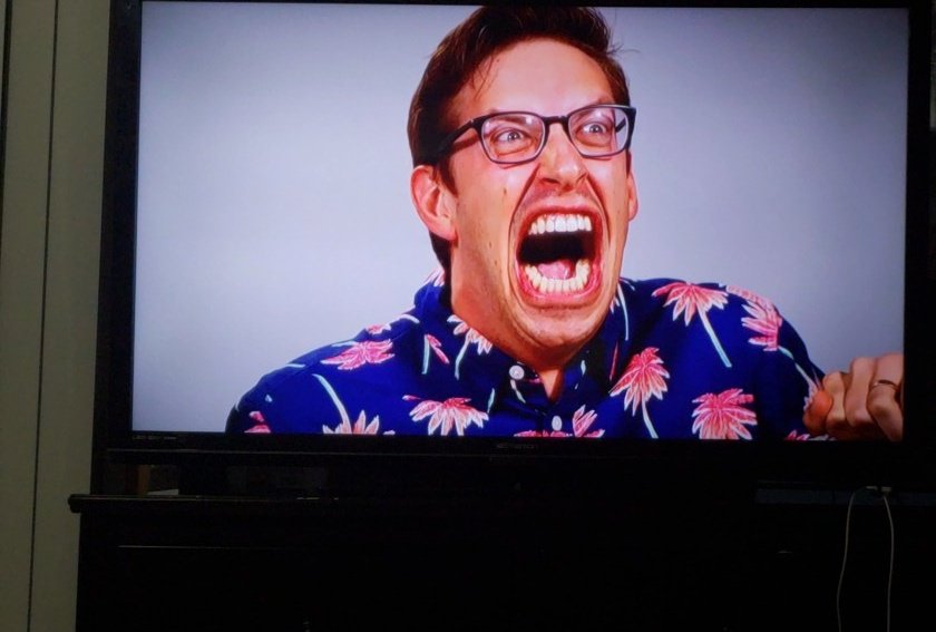 d_bagcostello's tweet photo. I had to pause the screen to check on something and came back to this gem??? @KeithHabs #whatemotionisthat https://t.co/UIFK3Nb44i
