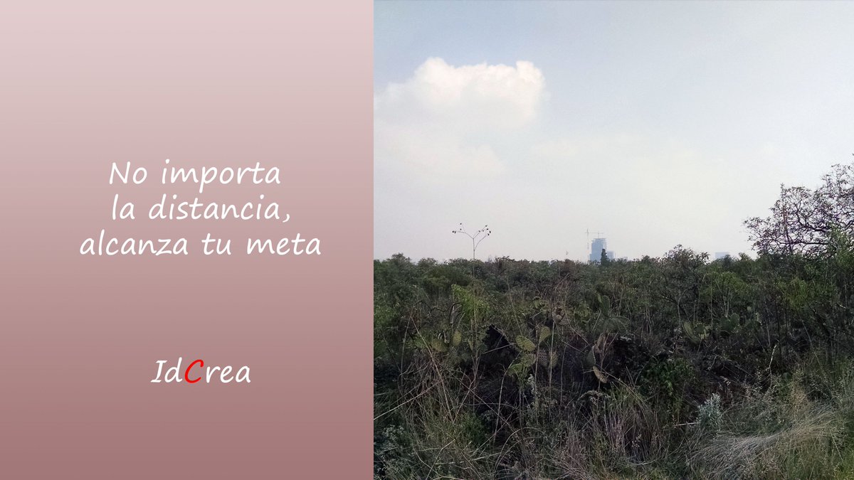 El camino hacia tus #sueños siempre será largo, pero esa no debe de ser una excusa, para no alcanzar tu #meta lejana 

#Idcrea
