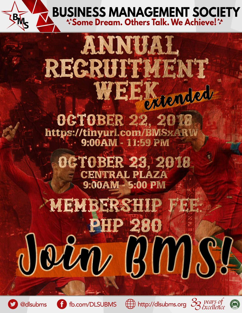 dlsubms's tweet photo. Missed your chance of being part of our family? 

Worry no more because our annual recruitment is extended!

Catch us today at Central Plaza from 9:00 AM - 5:00 PM.

Come and join our family in achieving ground breaking excellence!

#BastaMemberSpecial
#GroundBreakingExcellence https://t.co/nZp5SjMzvq