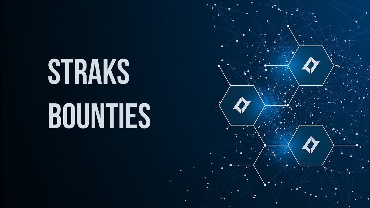 STRAKStech's tweet photo. The #STRAKS Team is paying Bounties for your efforts once again!
๐
$STAK , #Crypto, #altcoin , #Decentralization ,#bountycampaign ,#bounty_program
https://t.co/0dOm55GHUp https://t.co/hWbzLDeFt7