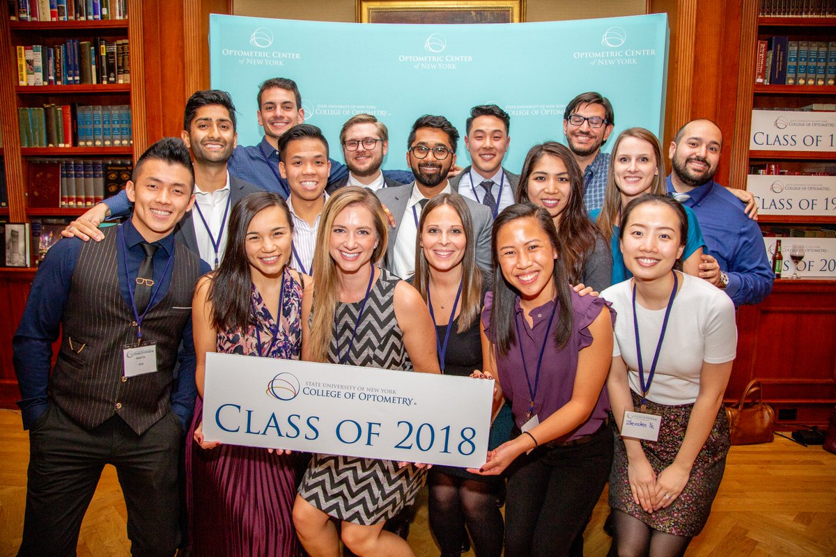 sunyopt's tweet photo. @sunyopt #Alumni Reunion 2018 was a remarkable success! Alumni representing the classes of ‘73, ‘78, ‘83, ‘88, ‘93, ‘98, ‘03, ‘08, '13 and '18 attended this year's reception during #EnvisionNY weekend. #sunyoptimize #classof2018 #classof2013 #classof2008 #classof2003 #optometry https://t.co/vQnvpkUwJZ