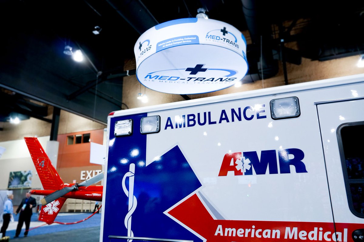 MedTransCorp's tweet photo. @AMR_Social is joining us in our exhibit this week! Be sure to check out their #Ambulance at booth #604!
#AMTC2018 #AMR #AMTC https://t.co/0LLOfHC8SM