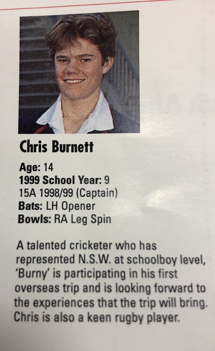 20th Anniversary of the 1999 <a href="/BarkerCollege/">Barker College</a> cricket tour of South Africa and Malaysia <a href="/toppercb/">Chris Burnett</a> <a href="/iainbeverley/">Iain Beverley</a> <a href="/MattMaco/">Matt Macoustra</a> <a href="/orm_history/">Oscar Merven</a>