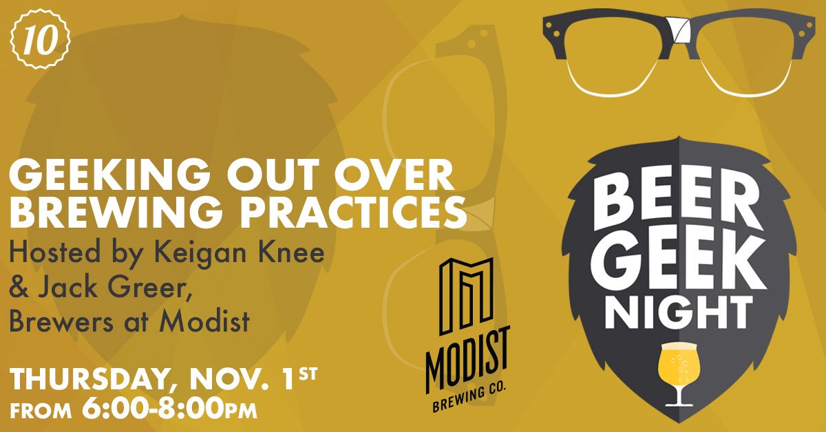TopTenSLP's tweet image. Join us for the next #BeerGeekNight as the brewers from @ModistBrewing entertain us with stories of tinkering &amp;amp; Jimmy-Rigging the brewhouse to make awesome beer! Plus, there will be Modist beer for y'all to try! #BKN #MNBeer

More Info: toptenliquors.com/event/beer-gee…