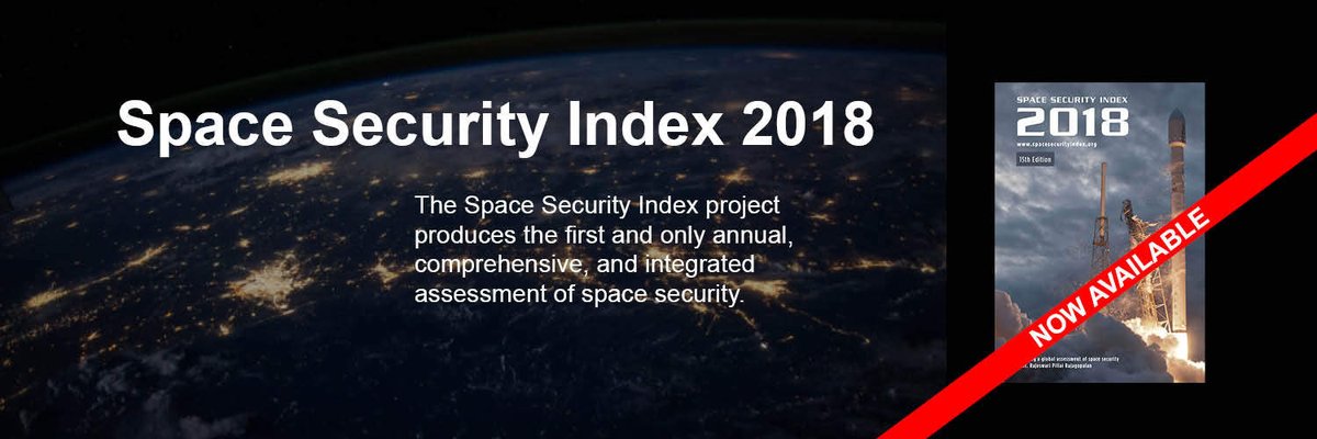 SSIResearch's tweet photo. Now available: #SpaceSecurity 2018. Free download until 31 October, sponsored by project partners: Simons Foundation, @IASLMcGill @Adel_Law_School @ploughshares_ca @Space_Policy. Global Assessment by @raji143 @orfonline. Find it at https://t.co/NYEvcUoUVS #FirstCommittee https://t.co/rdtFdq1e4i