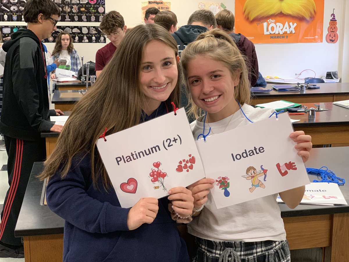 MrLittleScience's tweet photo. Chem students reviewed ionic names and formulas today with some Ionic Speed Dating #ChemBonding https://t.co/lQYoAhFI3w
