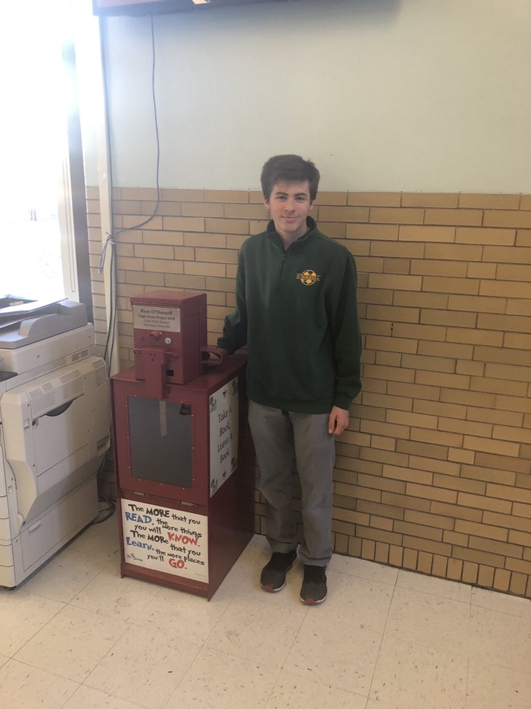 Thanks to Ryan from <a href="/SaintPatrickHS/">Saint Patrick HS</a> for our new Little Library <a href="/DeverDragons/">Dever Dragons</a>