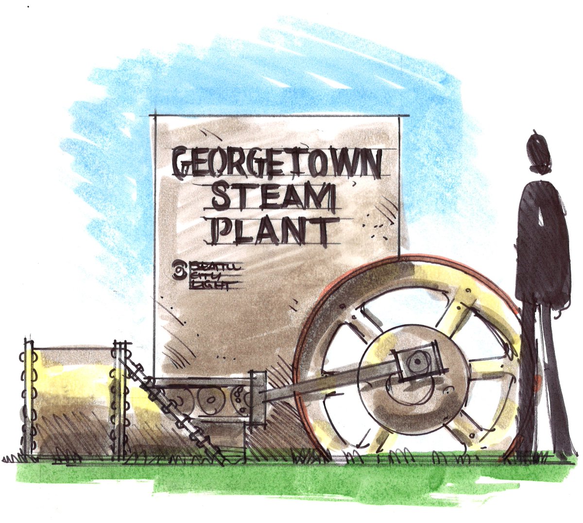 MCD_seattle's tweet photo. A behind the scenes look at our work for Seattle's Georgetown Steam Plant—from inspiration to design! https://t.co/ux17fbldWf