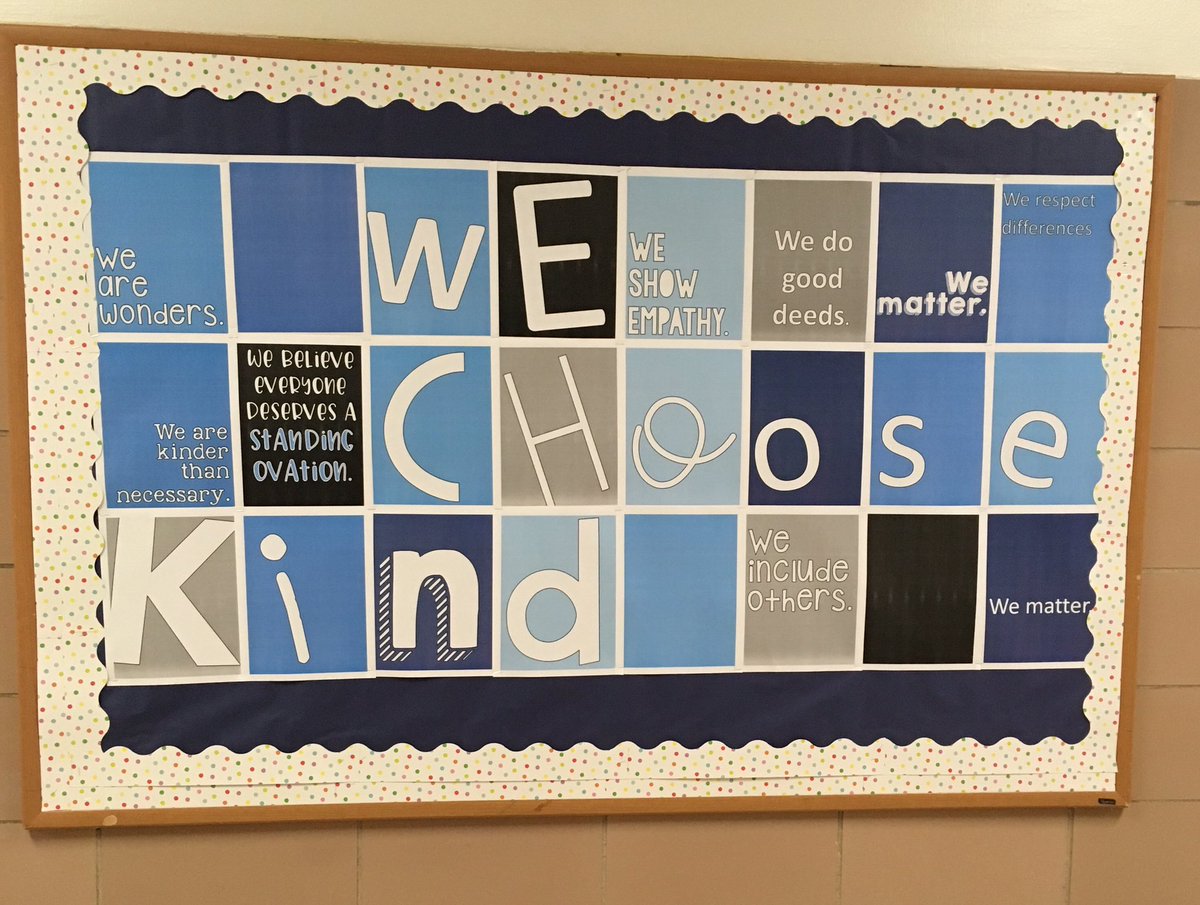 Southwest Academy wearing blue for Civility to kick off Bullying Prevention week! <a href="/SwaMagnet/">SWAMagnet</a> <a href="/AFranklinBCPS/">April Franklin</a> #BCPSBeKind2018