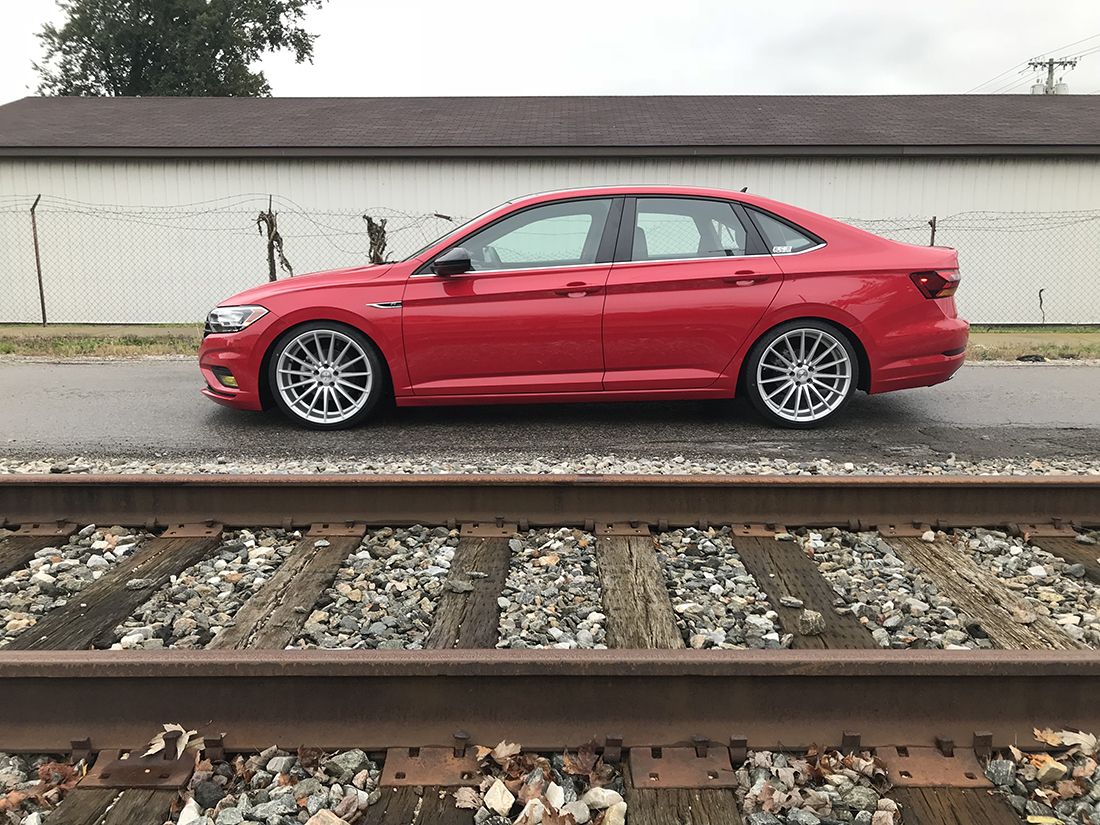 ECS Tuning MK7 Jetta Carbon Fiber Front Lip Spoiler