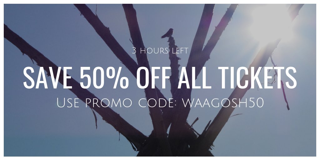 Only 3 hours left to save 50% off all tickets. Use promo code: WAAGOSH50
pheedloop.com/fpicconference…
#FPICconference18 #EmpoweringOurFuture #FPIC